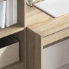vidaXL Schreibtisch mit Schubladen mit Regal 2 pcs Sonoma-Eiche 3337363 Bild 4