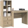 vidaXL Schreibtisch mit Schubladen mit Regal 2 pcs Sonoma-Eiche 3337363 Bild 3