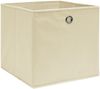 vidaXL Aufbewahrungsboxen 10 Stk. Creme 32x32x32 cm Stoff 288359 Bild 2