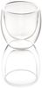 Hanseküche Espressoglas Doppelwandige Espressotassen 4er Set (4x80 ml), 1-tlg, Borosilikatglas, Hartes Borosilikatglas, Wärmehaltend Bild 3