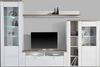 Home affaire Wohnwand Larona, Anbauwand, Set 4 Teilig, (Set, 4-St), bestehend aus 1 TV-Board, 1 Highboard, 1 Vitrine, 1 Wandregal Bild 4