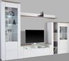 Home affaire Wohnwand Larona, Anbauwand, Set 4 Teilig, (Set, 4-St), bestehend aus 1 TV-Board, 1 Highboard, 1 Vitrine, 1 Wandregal Bild 3