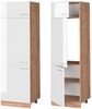 Vicco Küchenschrank Küchenzeile R-Line, Weiß Hochglanz, Kühlumbauschrank 60 cm Bild 5