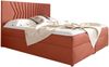 99rooms Prato Boxspringbett 180x200 cm Velours MONOLITH Korallenrot Bild 4