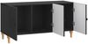 vidaXL TV-Schränk Schwarz 99 x 34,5 x 50 cm Holzwerkstoff 894256 Bild 3