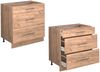 Küchenunterschrank Fame-Line Goldkraft Eiche 80 cm mit 3 Schubladen, ohne Arbeitsplatte Vicco Bild 5