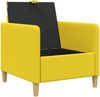 vidaXL Sofa mit Stauraum Helles Gelb 72 x 78 x 87 cm Polyester 42036873 Bild 4
