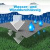 hanSe Sonnensegel HDPE 4x5m Graphit wetterfest Schattenspender Garten Terrasse Bild 3