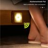 QUBEBU LED Nachttischlampe LED Schrankbeleuchtung mit Bewegungsmelder und Lichtsensor Wandleuchte, LED fest integriert, 1/2/4 Stück LED Nachtlicht Kinder, für Schlafzimmer/Flur/Treppenhaus, Schranklicht, Treppenlicht, Küchenlampe, Kaltweiß / Warmweiß Bild 3