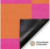 MuchoWow Fußmatte Schachbrettmuster - Orange - Rosa - Blöcke, Rechteckig, innen Schmutzfangmatte, Tür, Schmutzfänger Flur, Teppich 60x40 cm Bild 3