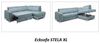Ecksofa Sofa STELLA XL mit Schlaffunktion Mintgrün Ottomane Links Bild 2