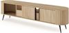 AX LIVING Lowboard Sanremi TV Schiebeschrank Eiche Cremona Braun 196 cm Bild 5
