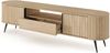 AX LIVING Lowboard Sanremi TV Schiebeschrank Eiche Cremona Braun 196 cm Bild 4
