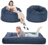 GarveeMore Sitzsack Sessel Bodensessel Beanbag aus Cord für Erwachsene & Kinder Bild 5