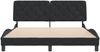 vidaXL Bettgestell ohne Matratze Schwarz 160x200 cm Samt 3207931 Bild 5