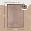 Hakuna Matte Kinderteppich mit Memory-Schaum, dicke & weiche Spielmatte 2,5 cm, Krabbelmatte, Höhe: 25 mm, Extra weich, Roll-_oder_faltbar, Hypoallergen, Schaumstoff Bild 2