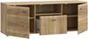 Lowboard >AKINORI< 2 Türen, 1 Schublade, Mauvella Eiche Dekor - 149,8x53,7x41,8cm (BxHxT) Bild 5