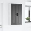 vidaXL Wandschrank PORTO Schwarz 60 x 31 x 100 cm Holzwerkstoff 885486 Bild 4