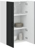 vidaXL Wandschrank PORTO Schwarz 60 x 31 x 100 cm Holzwerkstoff 885486 Bild 3