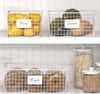 mDesign Allzweckkorb Aufbewahrung Drahtkorb Organizer 2er-Set Metall Weiß Bild 3