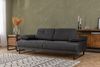 2-Sitzer-Schlafsofa, 'Mustang', 83 x 99 x 199, Anthrazit Bild 2