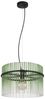 LED Pendelleuchte, Metall, Glas grün, klar, D 40 cm Bild 4
