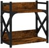 vidaXL Druckerständer 2 Ablagen Räuchereiche 40x20x40 cm Holzwerkstoff 833992 Bild 2