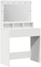 vidaXL Schminktisch mit Regal Weiß 78,5 x 41 x 135 cm Holzwerkstoff 865109 Bild 2