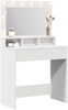 vidaXL Schminktisch mit Regal Weiß 78,5 x 41 x 135 cm Holzwerkstoff 865109 Bild 3