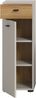 welltime Midischrank VANN, Höhe 91cm, 1 Tür, 1 Schubkasten, 3 Fächer,Türanschlag wechselbar (individuell mit weiteren Artikel der Serie VANN kombinierbar) Standschrank, Kommode, Schrank, Badschrank, Universalschrank, Bad Bild 4