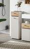 welltime Midischrank VANN, Höhe 91cm, 1 Tür, 1 Schubkasten, 3 Fächer,Türanschlag wechselbar (individuell mit weiteren Artikel der Serie VANN kombinierbar) Standschrank, Kommode, Schrank, Badschrank, Universalschrank, Bad Bild 2