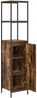 vidaXL Badschrank mit Regalen Räuchereiche 36x35x165 cm 861909 Bild 5