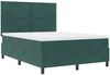 vidaXL Boxspringbett mit Kopfteil Dunkelgrün 140 x 200 cm Samt 3339905 Bild 5