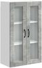 vidaXL Wandglas-Schrank PORTO Beton Grau 60 x 31 x 100 cm 885528 Bild 2