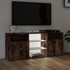 vidaXL TV-Schrank mit LED-Leuchten Räuchereiche 120x30x50 cm 815714 Bild 5