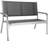 Kettler Basic Plus 2er Bank - silber / anthrazit Bild 3