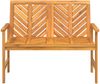 vidaXL Gartenbank 109 cm Massivholz Akazie 362234 Bild 3