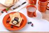 Stapelbecher emailliert 8 cm rot-orange Bild 3