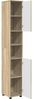 vidaXL Badezimmerschrank mit Speicher Sonoma-Eiche 30 x 35 x 192 cm 883336 Bild 5