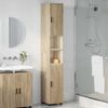 vidaXL Badezimmerschrank mit Speicher Sonoma-Eiche 30 x 35 x 192 cm 883336 Bild 4