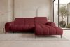 Couch Kairo L Form in Stoff - Chenille - chianti - Rechts Bild 3