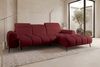 Couch Kairo L Form in Stoff - Chenille - chianti - Rechts Bild 5