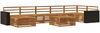 vidaXL Outdoor-Sofagarnitur 8 pcs Natur 3383662 Bild 2