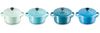 LE CREUSET Snackschale Mini Cocottes, je 200 ml, 10 x 5 cm, Steinzeug, (Set, 4-tlg), Metallics (Cool Mint/Karibik/Deep Teal/Marseille), 69212108139131 Bild 3
