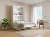 Vente-unique - RAPILI Bett Holz, Platte Weiß - B 151 cm239,2 cm x H 225,2 cm x L 208 cm Bild 2