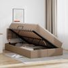 vidaXL Aufbewahrungsbett mit Matratze Cappuccino 120 x 200 cm 3370392 Bild 4