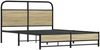 vidaXL Bettgestell ohne Matratze 120x200 cm Sonoma-Eiche Holzwerkstoff 4100426 Bild 3