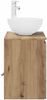 vidaXL Wandmontierte Waschtisch Artisan-Eiche 49,5 x 41 x 64,5 cm 890401 Bild 4