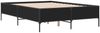 vidaXL Bettgestell Schwarz 140x200 cm Holzwerkstoff und Metall 3279797 Bild 3
