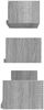 vidaXL Wandregale 3 Stk. Grau Sonoma Holzwerkstoff 815262 Bild 4